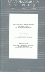  Sciences Po - Revue française de science politique Volume 48 N° 2, Avril 1998 : .