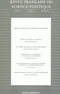 Idées, politiques de défense et stratégie