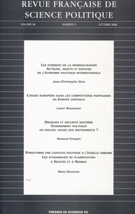Jean-Christophe Graz et Laure Neumayer - Revue française de science politique Volume 56 N° 5, Octobre 2006 : .