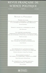 Revue française de science politique Volume 59 N° 3, Juin 2009