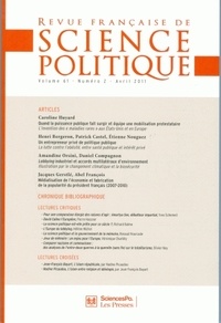 Yves Déloye - Revue française de science politique Volume 61 N° 2, Avril 2011 : .