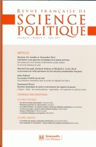 Yves Déloye - Revue française de science politique Volume 61 N° 4, Août 2011 : .