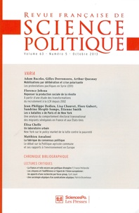 Yves Déloye - Revue française de science politique Volume 63 N° 5, Octobre 2013 : Varia.