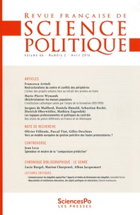 Yves Déloye - Revue française de science politique Volume 66 N° 2, avril 2016 : .