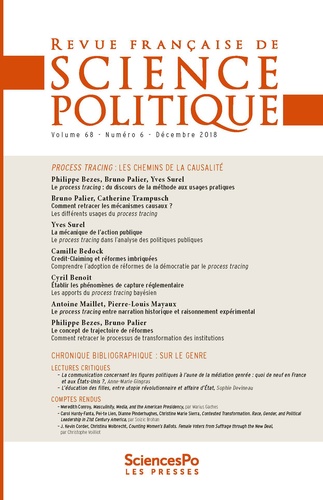  Revue - Revue française de science politique Volume 68 N°6, décembre 2018 : .