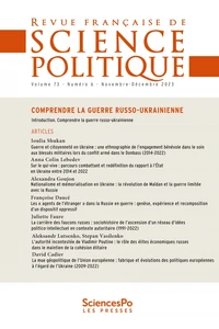 Revue française de science politique Volume 73 N° 6