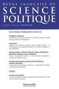 Elections françaises 2024 (III)