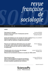 Revue française de sociologie N° 66-2