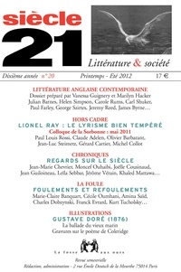 Vanessa Guignery et Marilyn Hacker - Siècle 21 N° 20, Printemps-été : Littérature anglaise contemporaine.