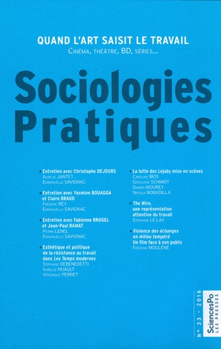  Revue - Sociologies Pratiques N° 33/2016 : .