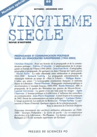 Propagande et communication politique dans les démocraties européennes (1945-2003)