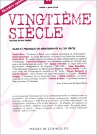 Islam et politique en Méditerranée au 20e siècle