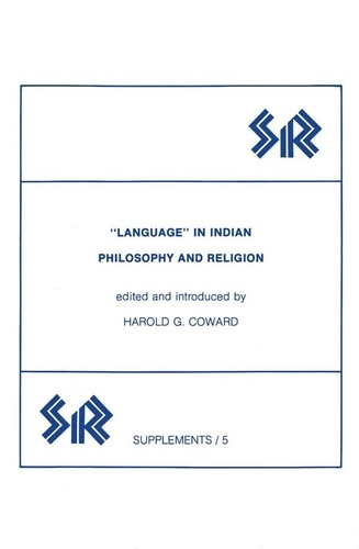 Harold Coward - Language in Indian Philosophy and Religion.