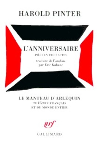 Harold Pinter - L'Anniversaire - [Paris, Théâtre Antoine, 11 décembre 1967].