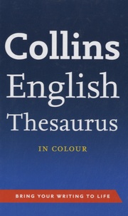  Harper Collins publishers - Collins English Thesaurus - In Colour.