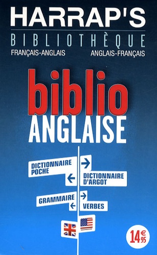  Harrap - Biblio anglaise - Coffret en 4 volumes : Verbes anglais ; Grammaire anglaise ; Slang, dictionnaire d'argot ; Dictionnaire de poche.