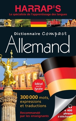  Harrap - Dictionnaire Harrap's Compact allemand - Français-allemand et allemand-français.