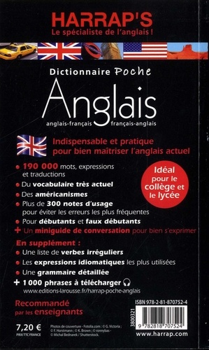 Harrap's Dictionnaire Poche Anglais. Anglais-français ; français-anglais