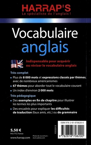 Vocabulaire anglais