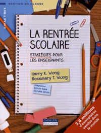La rentrée scolaire