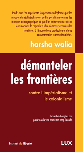 Démanteler les frontières. Contre l'impérialisme et le colonialisme