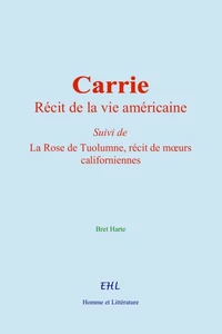 Carrie, récit de la vie américaine