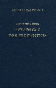 Grundzüge Einer Metaphysik Der Erkenntnis