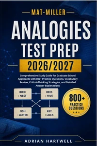 MAT Miller Analogies  Test Prep 2026/2027