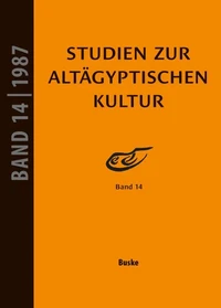 Studien zur Altägyptischen Kultur Band 14