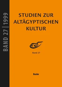 Studien zur Altägyptischen Kultur Band 27