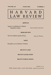 Harvard Law Review: Volume 125, Number 5 - March 2012