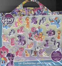  Hasbro - My Little Pony, Le château de cristal - 20 stickers mousse repositionnables + 1 grand décor.