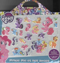  Hasbro - My Little Pony, Pinkie Pie et ses amies - 20 stickers mousse repositionnables + 1 grand décor.