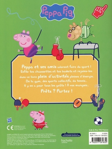 Peppa fait du sport. Jeux et stickers