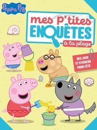  Hasbro - Peppa Pig - Mes p'tites enquêtes à la plage - 16 jeux pour l'été - Activités et autocollants.