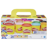 Play-Doh - Pack de 20 pots de pâte à modeler