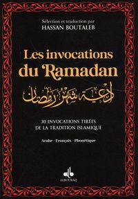 Hassan Boutaleb - Les Invocations du Ramadan - Invocations quotidiennes pour le mois de Ramadan. Couverture noire.