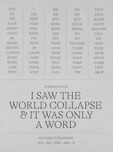 Hassan Khan et Darci Sprengel - I saw the world collapse and it was only a word.