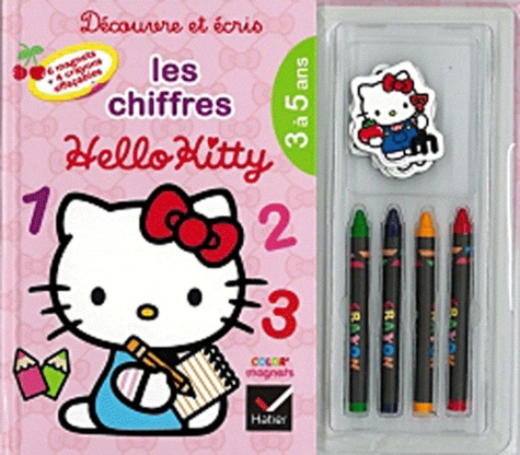  Hatier - Découvre et écris les chiffres Hello Kitty - 3 à 5 ans.