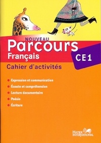  Hatier - Français CE1 Parcours - Cahier d'activités.