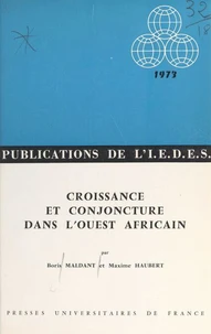 Croissance et conjoncture dans l'Ouest africain