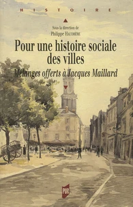 Pour une histoire sociale des villes