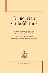 Du nouveau sur le fabliau ?