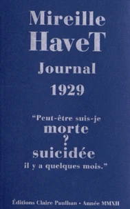 Journal 1929