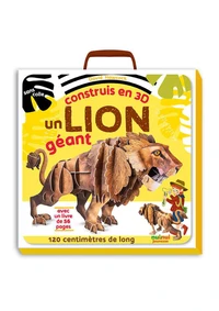 Construis en 3D un lion géant