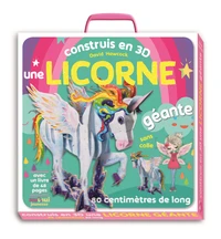 Construis en 3D une licorne géante