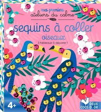 Sequins à coller oiseaux
