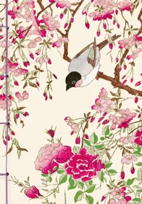Carnet Hazan gaufré oiseaux