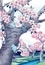 Carnet Les cerisiers en fleur dans l'estampe japonaise