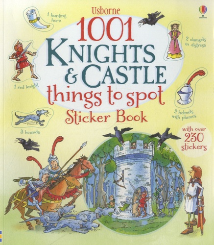 Hazel Maskell - 1001 Knights and Castles Things to Spot - Sticker Book.
